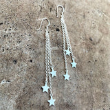 Star Silver Earring