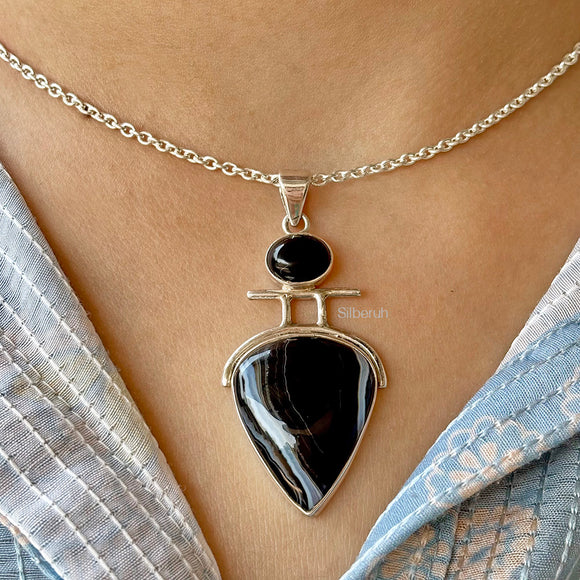 Sulemani Hakik Silver Pendant