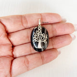 Sulemani Hakik Tree of Life Silver Pendant
