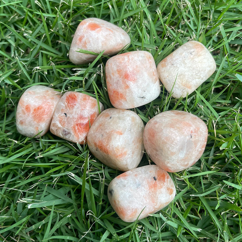 Natural Sunstone Tumbles Natural Sunstone Tumbles