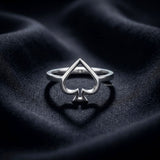 sterling silver spades ring men India