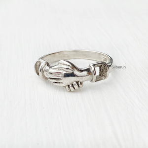 The Promise Hand Silver Ring