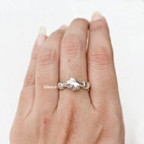 The Promise Hand Silver Ring