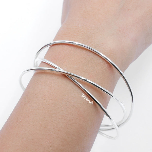 アクセサリー zuci Three-Stranded Bangle(Silver) Three in One Silver Bangle – SILBERUH
