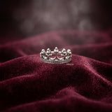 minimalist tiara ring 925 sterling silver