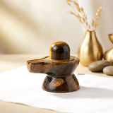 Natural Tiger Eye Shivling for home mandir and worship