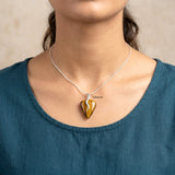 Tiger's Eye S Silver Pendant