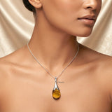 Tiger's Eye Silver Pendant