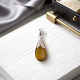 Tiger's Eye Silver Pendant