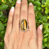 Tiger's Eye Silver Ring