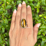 Tiger's Eye Silver Ring