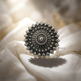 925 tribal silver adjustable ring India
