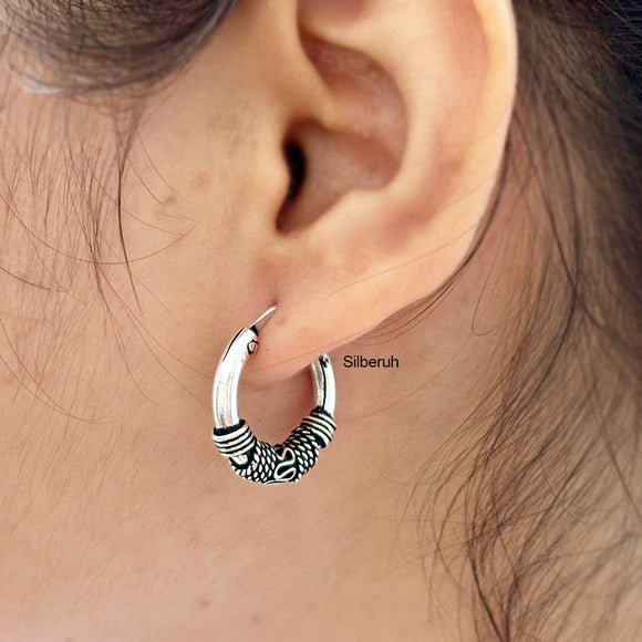 Men’s Silver Hoop Design
