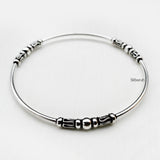 Tribal Silver Bangle