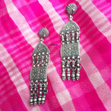 Tribal Silver Earring