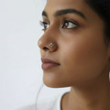 Tribal Silver Nose Pin