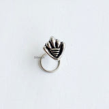 Tribal Silver Nose Pin