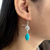 Sterling Silver Turquoise Earrings