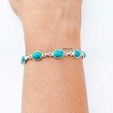 Sterling Silver Turquoise Bracelet
