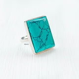 925 silver turquoise ring – anti-anxiety gemstone jewelry