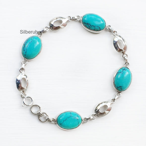 Turquoise Silver Bracelet