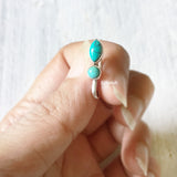 Turquoise Silver Nose Clip