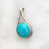 Turquoise Silver Pendant