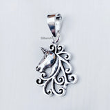 Unicorn Silver Pendant