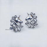 Unicorn Silver Stud Earring