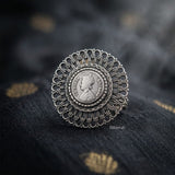 925 silver victoria coin ring adjustable India