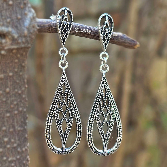 Victorian Silver Earring