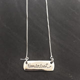 Wanderlust Silver Necklace