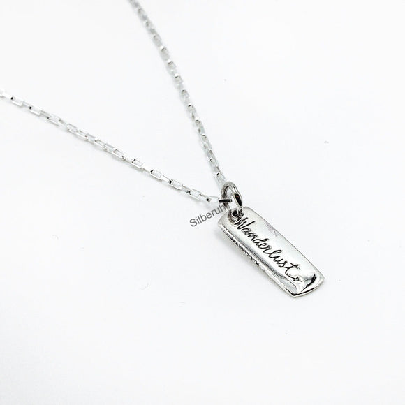 Wanderlust Silver Pendant