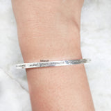 What Goes Around Comes Around Silver Bangle