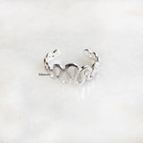 Zig Zag Silver Toe Ring