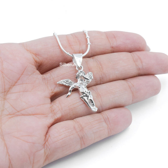 Cupid Silver Pendant