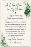 Premium Oval Malachite Sterling Silver Rakhi Gift for Brother