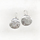 HAMMERED FLOWER SILVER EARRING - SILBERUH