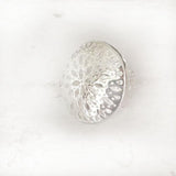 COCKTAIL SILVER DOME RING - SILBERUH
