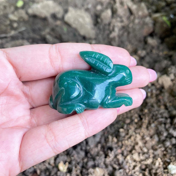 Green Aventurine Rabbit