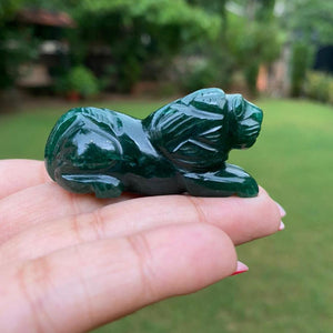 Green Aventurine Lion