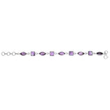 AMETHYST SILVER BRACELET - SILBERUH