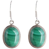 MALACHITE SILVER EARRING - SILBERUH