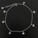 BUTTERFLY SILVER ANKLET