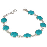 TURQUOISE SILVER BRACELET - SILBERUH