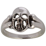 925 silver skull ring men design
