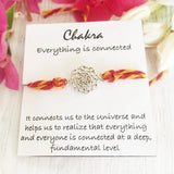 Silberuh Chakra Rakhi with Message Card
