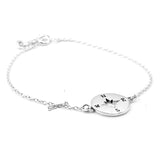 Compass Silver Bracelet