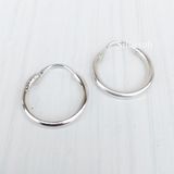 Everyday Silver Hoop Earring