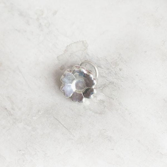 SUNFLOWER SILVER NOSE PIN - SILBERUH